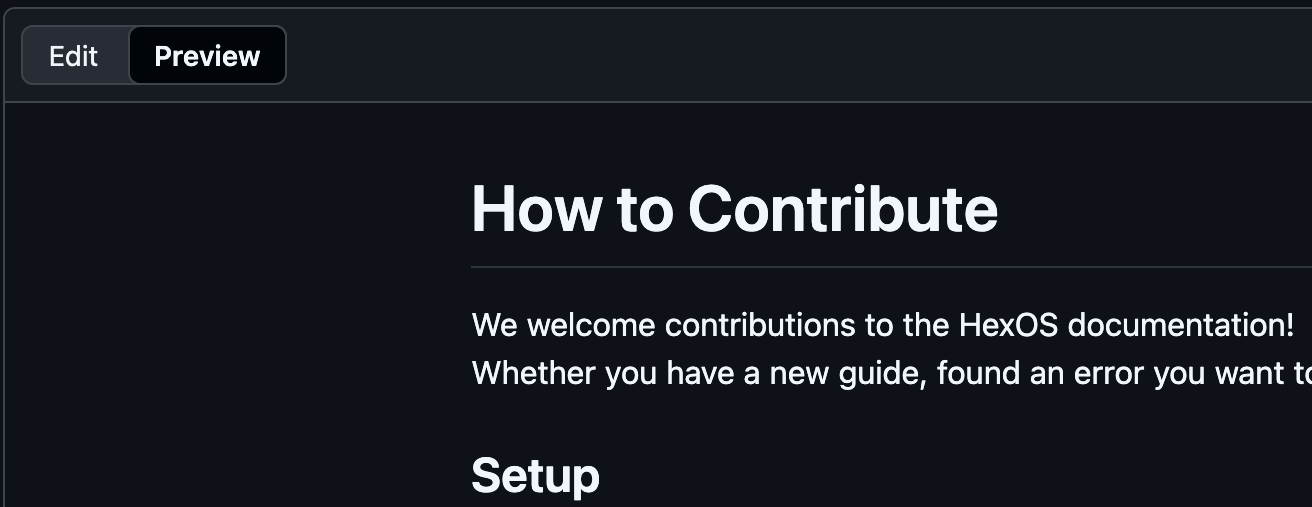 Preview of changes in GitHub