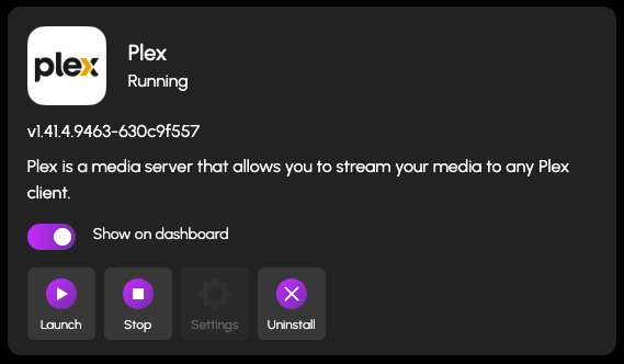 Dashboard Visibility Settings