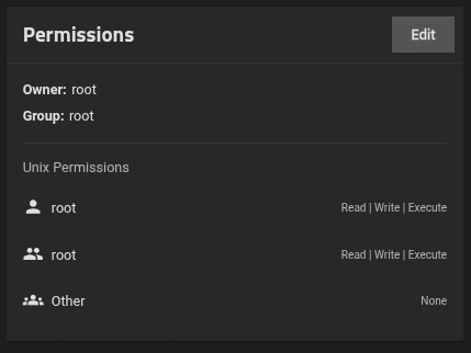 Permissions after stripping ACL