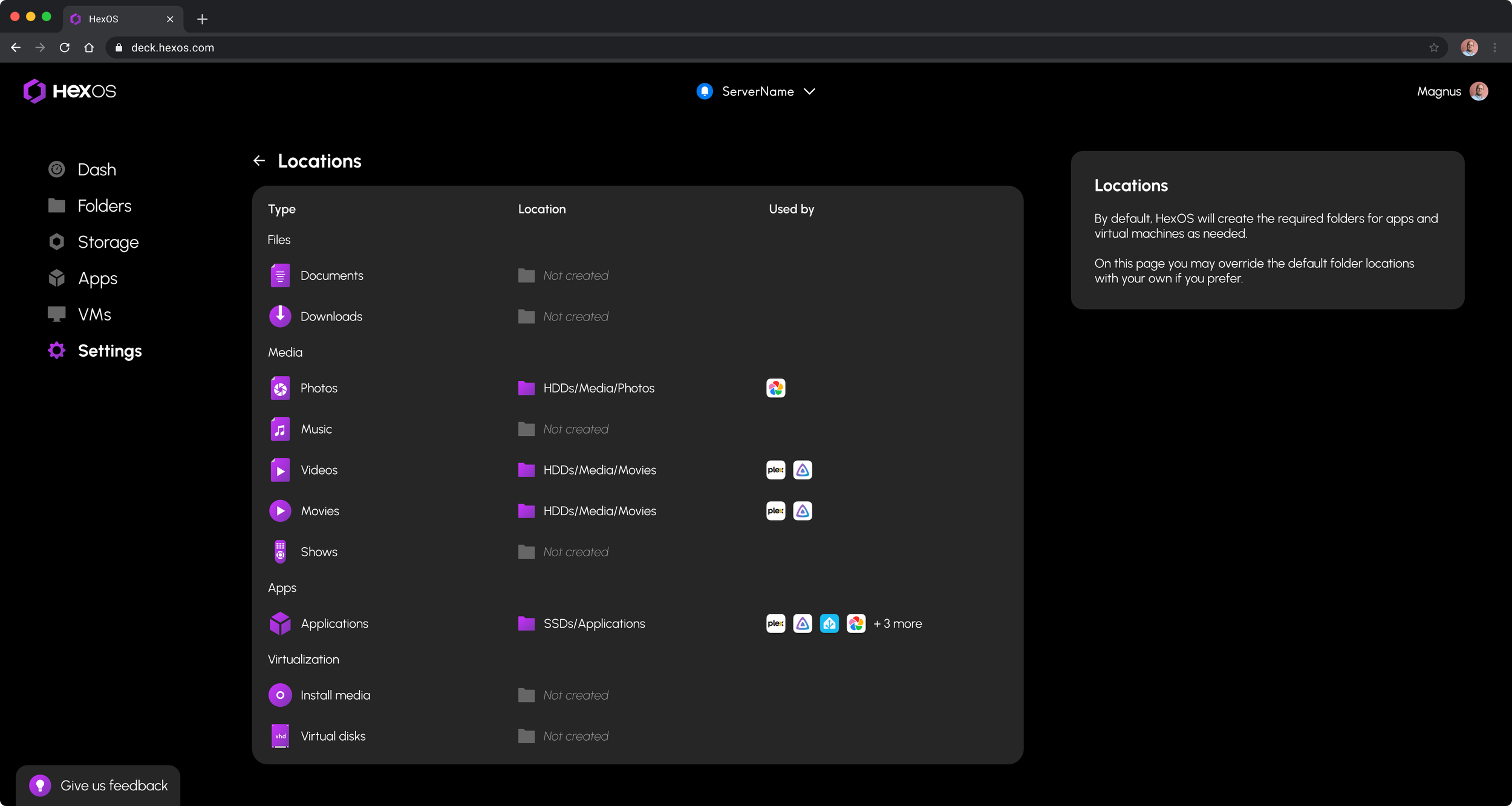 Customizable Location Preferences