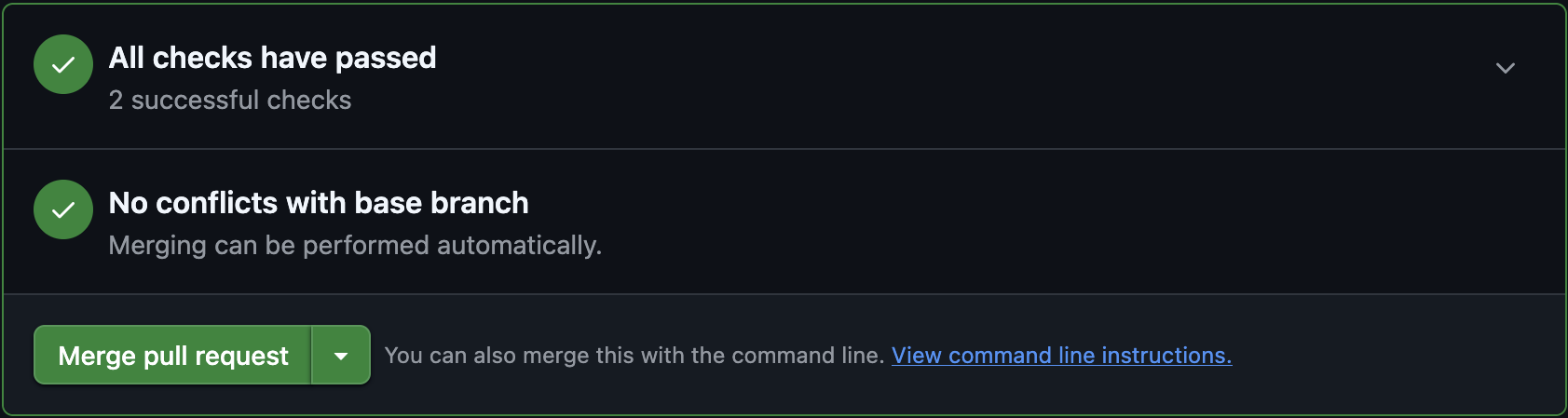 PullPreview success with link
