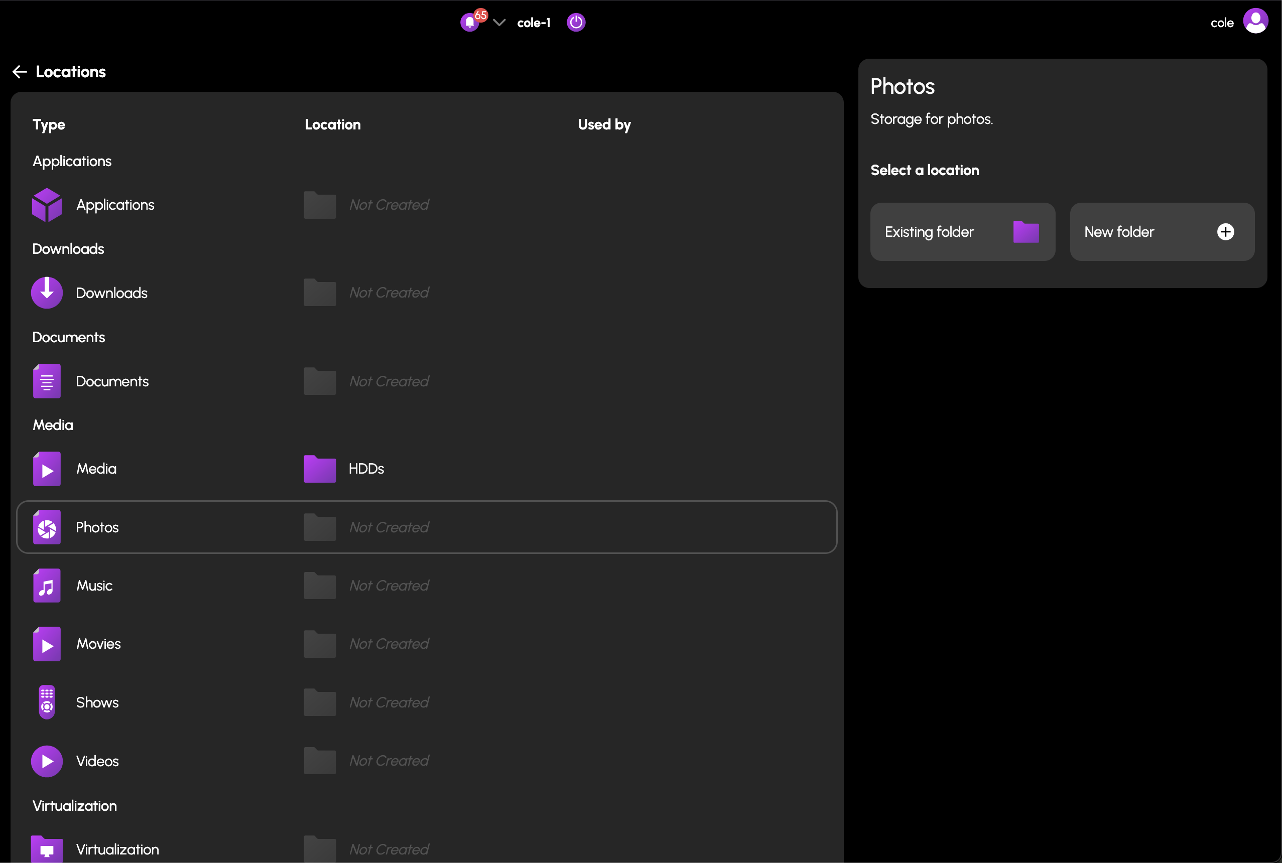 Location Preferences